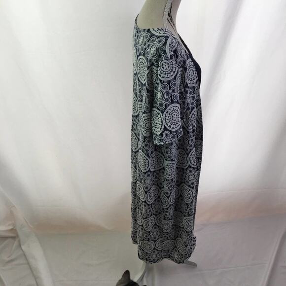 Perceptions Short Sleeve Print Faux-Jacket Dress - Picture 4 of 16